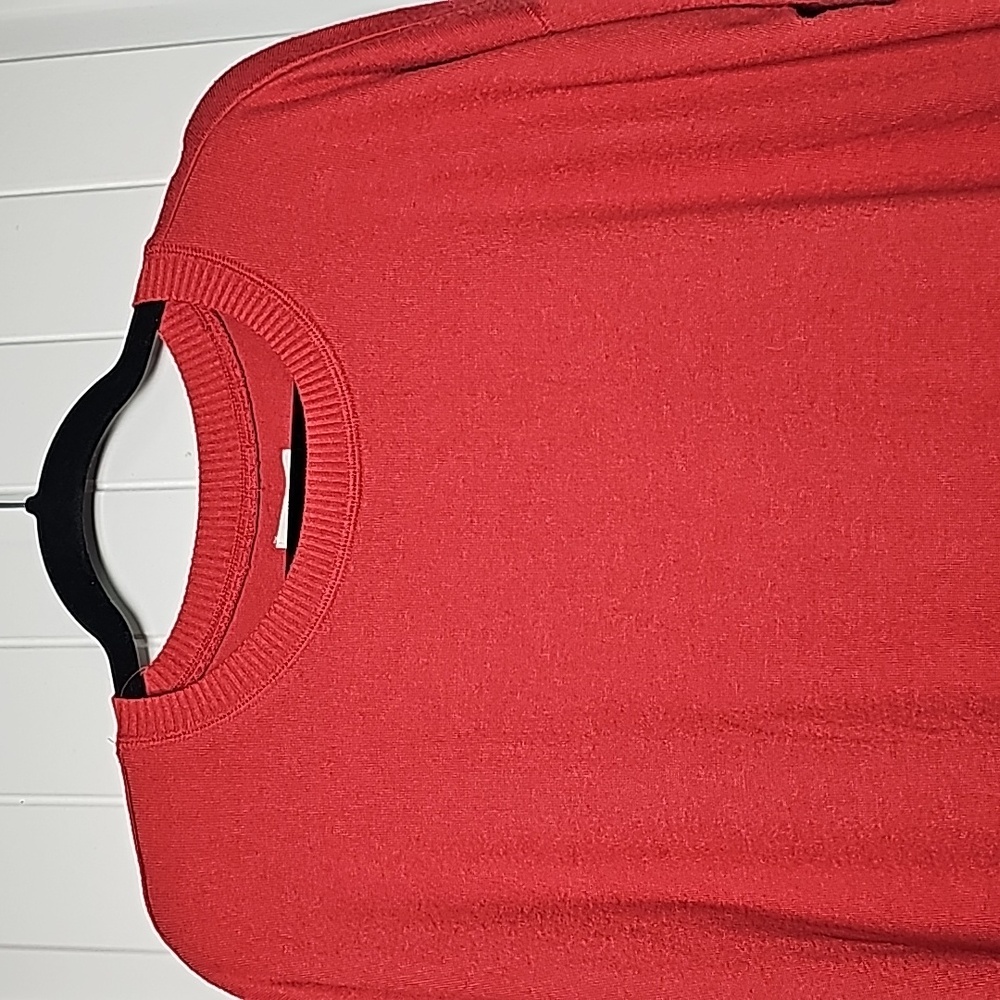 Lucky Brand M burnt orange sweater - Picture 3 of 15